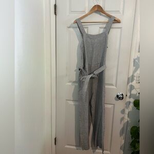 Everlane The Linen Square-Neck Jumpsuit